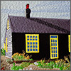 Embroidery digitizing: Prospect Cottage at Dungeness